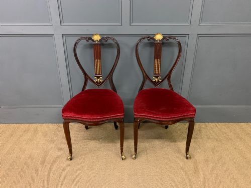 Pair of Victorian Side Chairs