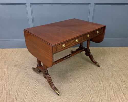 Regency Period Mahogany Sofa Table