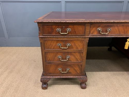 fig 3. Maple and Co Mahogany Partners Desk