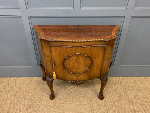 Burr Walnut Side Cupboard