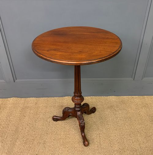 Victorian Walnut Lamp Table