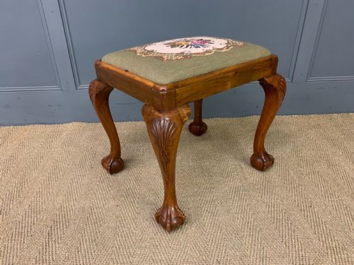 Early Georgian Style Walnut Stool