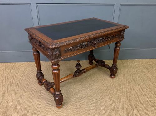 Victorian Carved Oak Table