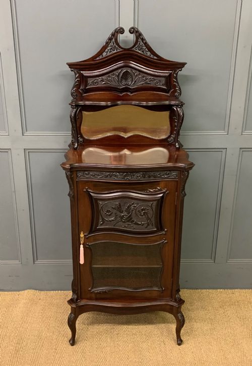 Maple and Co. Victorian Mahogany Cabinet