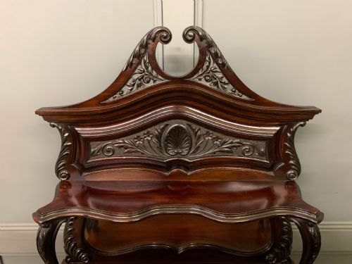 fig 2. Maple and Co. Victorian Mahogany Cabinet