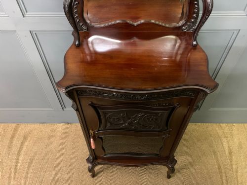fig 3. Maple and Co. Victorian Mahogany Cabinet