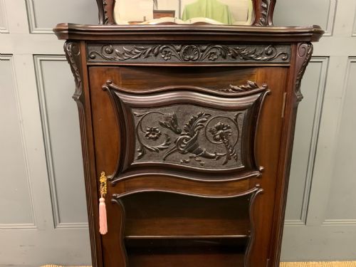 fig 4. Maple and Co. Victorian Mahogany Cabinet