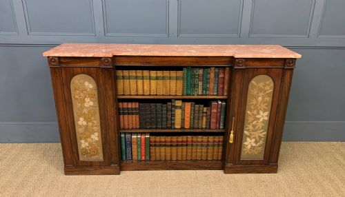 George IV Rosewood Open Bookcase