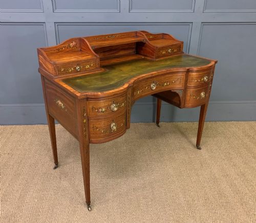 Painted Satinwood Writing Desk
