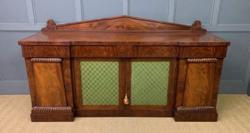 George IV Period Mahogany Cupboard Based Sideboard