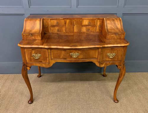 Burr Walnut Carlton House Desk
