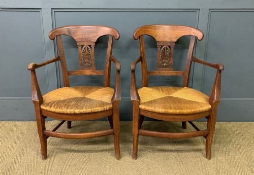 Pair of French Salon Chairs