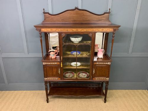 Inlaid Display Cabinet by Maple and Co.