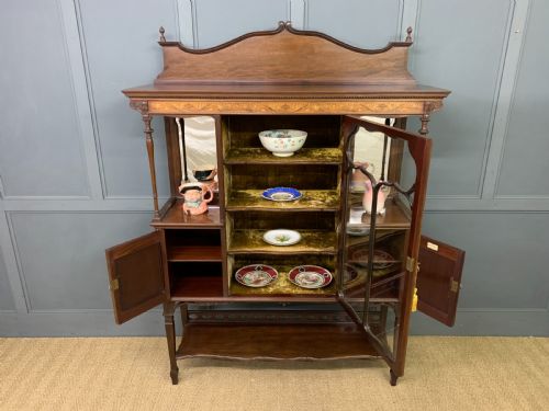 fig 2. Inlaid Display Cabinet by Maple and Co.