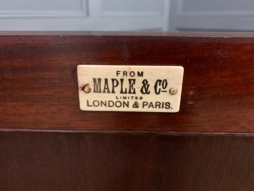 fig 4. Inlaid Display Cabinet by Maple and Co.