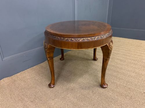 fig 4. Burr Walnut Coffee Table by Waring and Gillow