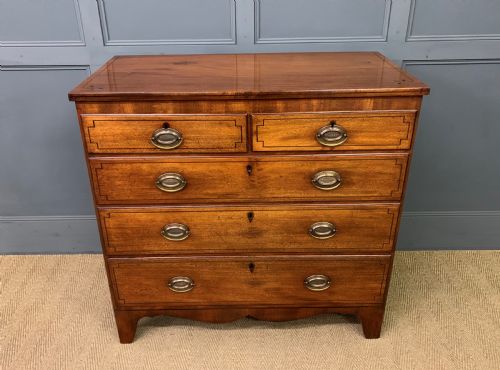 Regency Period Inlaid Mahogany Chest of Drawers