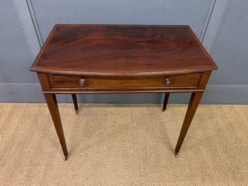 Georgian Inlaid Mahogany Side Table