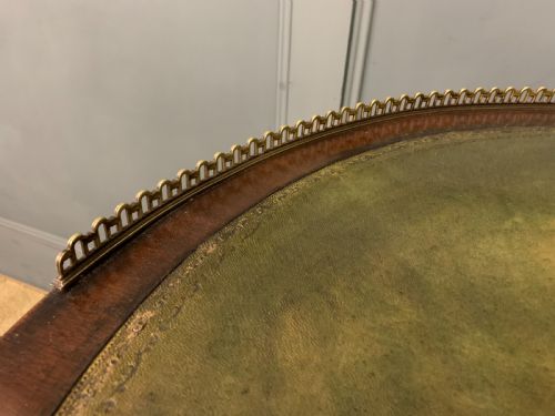 fig 4. Shapland & Petter Mahogany Kidney Shaped Writing Desk