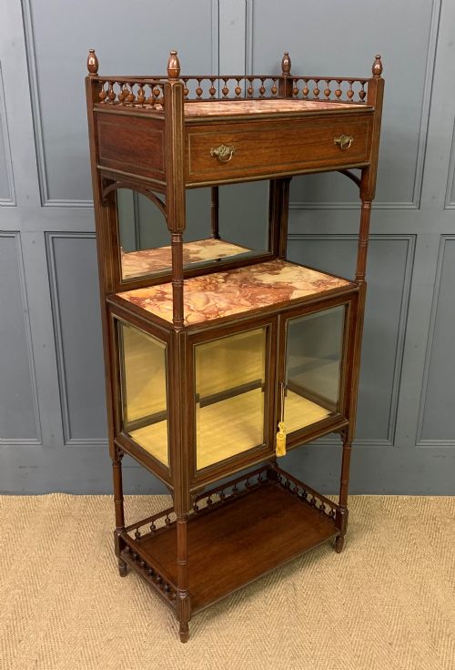 Victorian Rosewood Cabinet / Whatnot