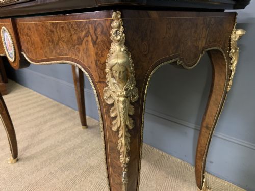 FINE QUALITY 19TH CENTURY CARD TABLE - ADDITIONAL PHOTO 7