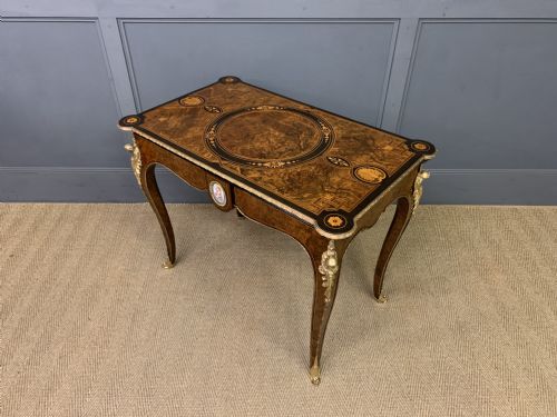 FINE QUALITY 19TH CENTURY CARD TABLE - ADDITIONAL PHOTO 14