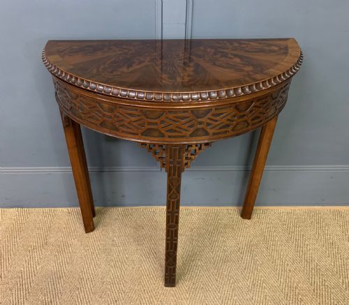 Mahogany Chippendale Style Card Table