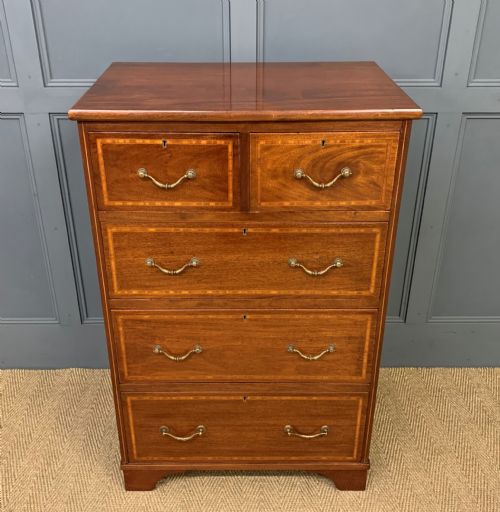 Edwardian Inlaid Mahogany Chest of Drawers