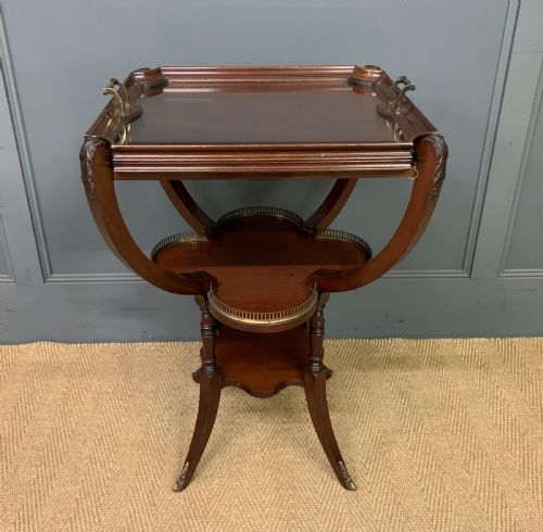 Victorian Mahogany Tray Top Table