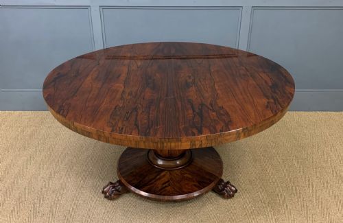 Early Victorian Rosewood Loo Table