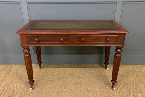 Victorian Mahogany 2 Drawer Writing Table