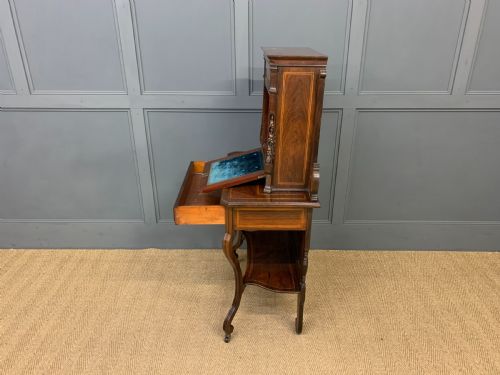 INLAID ROSEWOOD BONHEUR DU JOUR - ADDITIONAL PHOTO 16