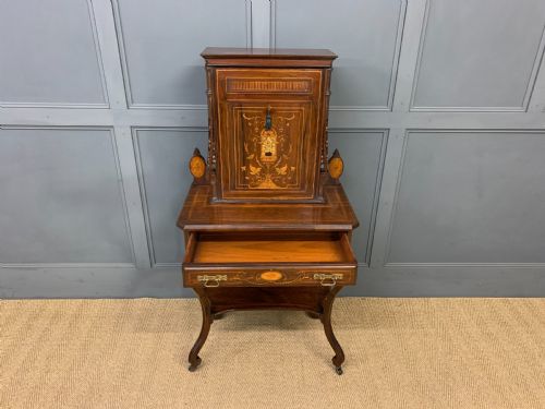 INLAID ROSEWOOD BONHEUR DU JOUR - ADDITIONAL PHOTO 18