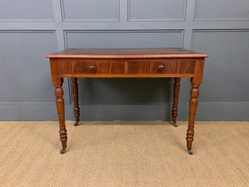 fig 1. Victorian Mahogany Writing Table by Jas Shoolbred