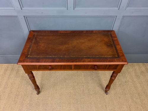 fig 2. Victorian Mahogany Writing Table by Jas Shoolbred