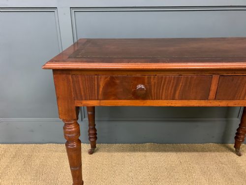 fig 3. Victorian Mahogany Writing Table by Jas Shoolbred