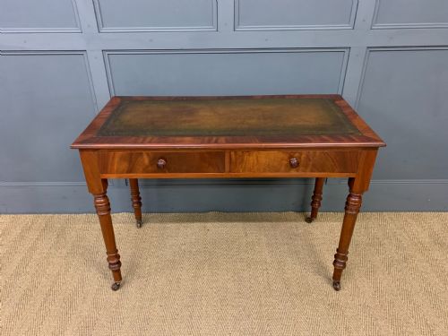 fig 1. Victorian Mahogany Writing Table by Jas Shoolbred