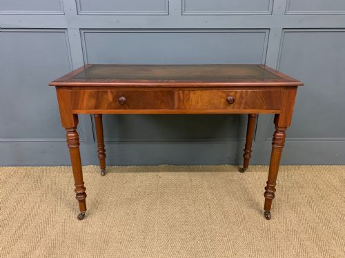 fig 2. Victorian Mahogany Writing Table by Jas Shoolbred