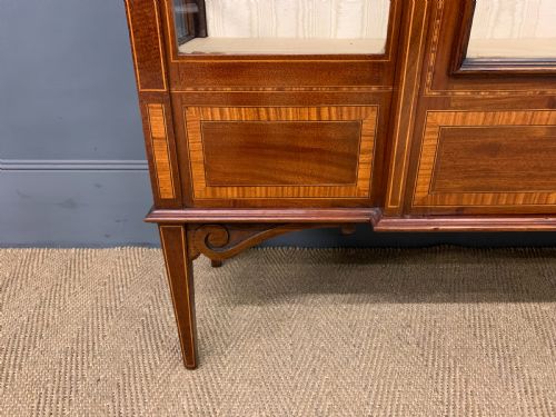 fig 1. Inlaid Mahogany Display Cabinet by Maple & Co.