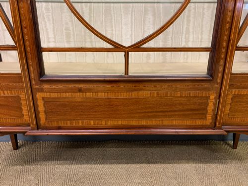 fig 2. Inlaid Mahogany Display Cabinet by Maple & Co.