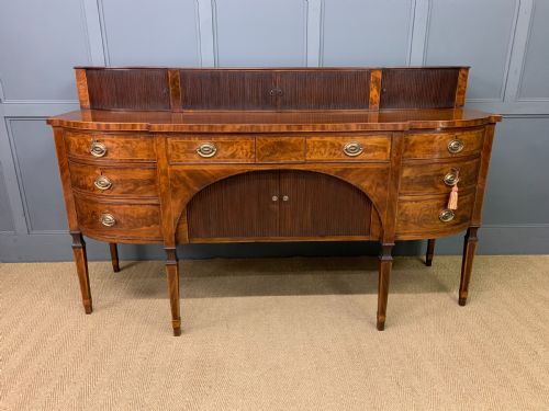 LARGE GEORGE III INLAID MAHOGANY SIDEBOARD - ADDITIONAL PHOTO 2