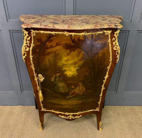 19th Century Rosewood Vernis Martin Meuble D'appui