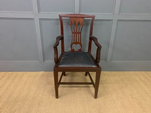19TH CENTURY MAHOGANY ARMCHAIR - ADDITIONAL PHOTO 1