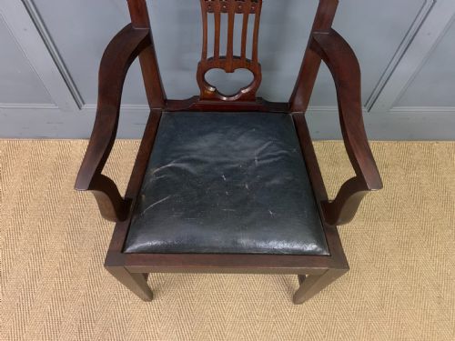 19TH CENTURY MAHOGANY ARMCHAIR - ADDITIONAL PHOTO 2