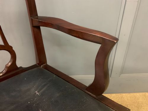19TH CENTURY MAHOGANY ARMCHAIR - ADDITIONAL PHOTO 5