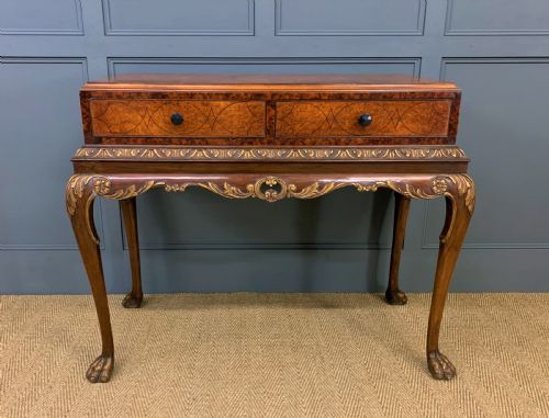 BURR WALNUT SIDE TABLE - ADDITIONAL PHOTO 2