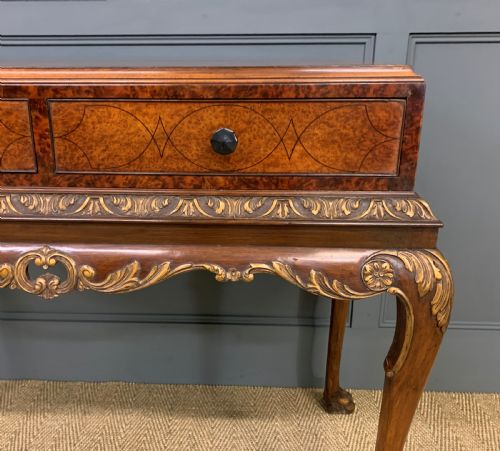 BURR WALNUT SIDE TABLE - ADDITIONAL PHOTO 3