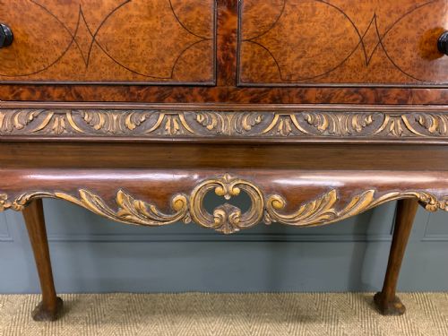 BURR WALNUT SIDE TABLE - ADDITIONAL PHOTO 4