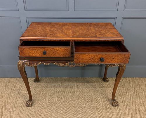 BURR WALNUT SIDE TABLE - ADDITIONAL PHOTO 6