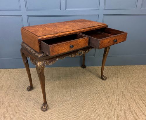 BURR WALNUT SIDE TABLE - ADDITIONAL PHOTO 8